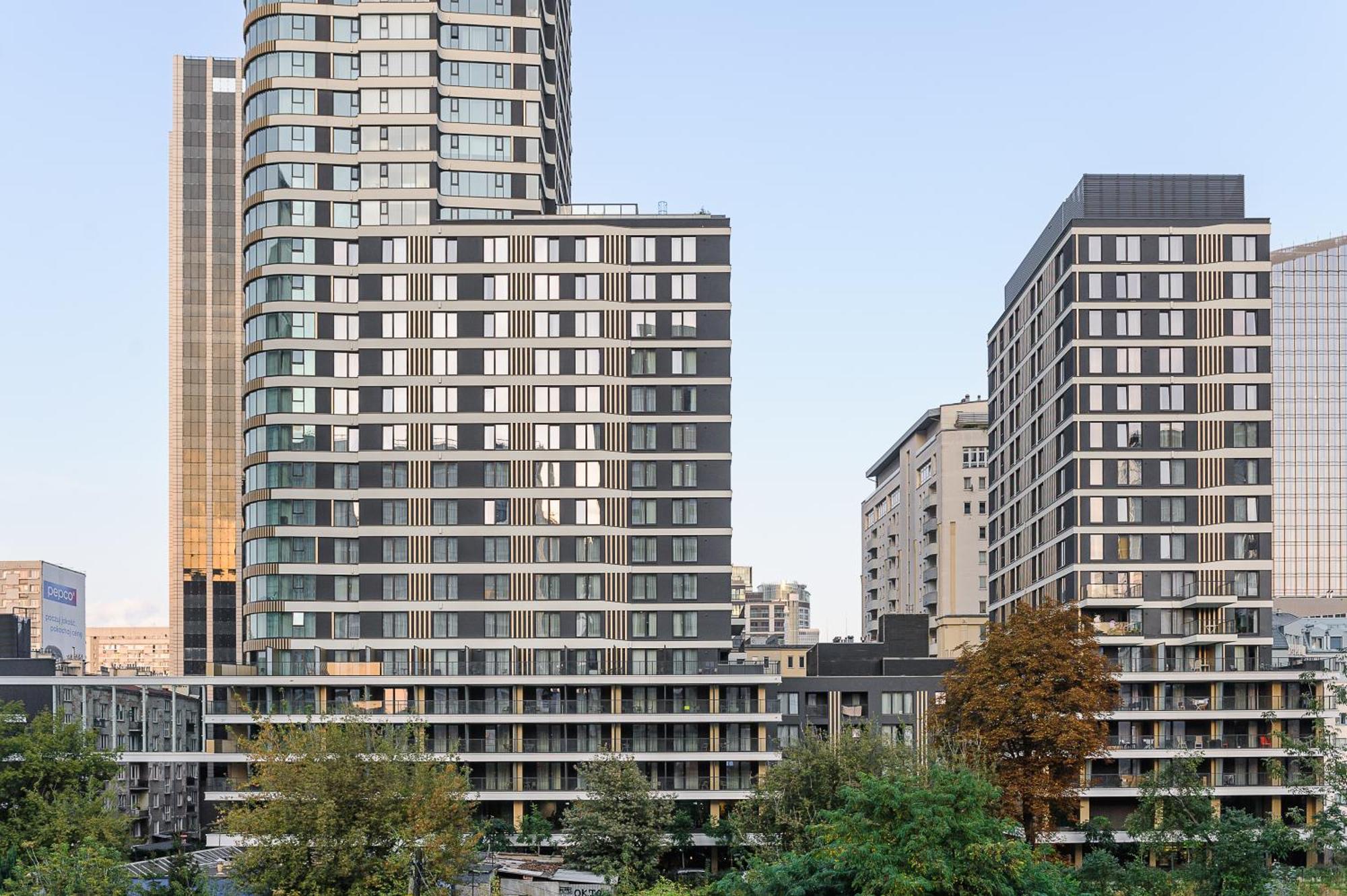Luxury Apartments In Platinum Tower Varsóvia Exterior foto